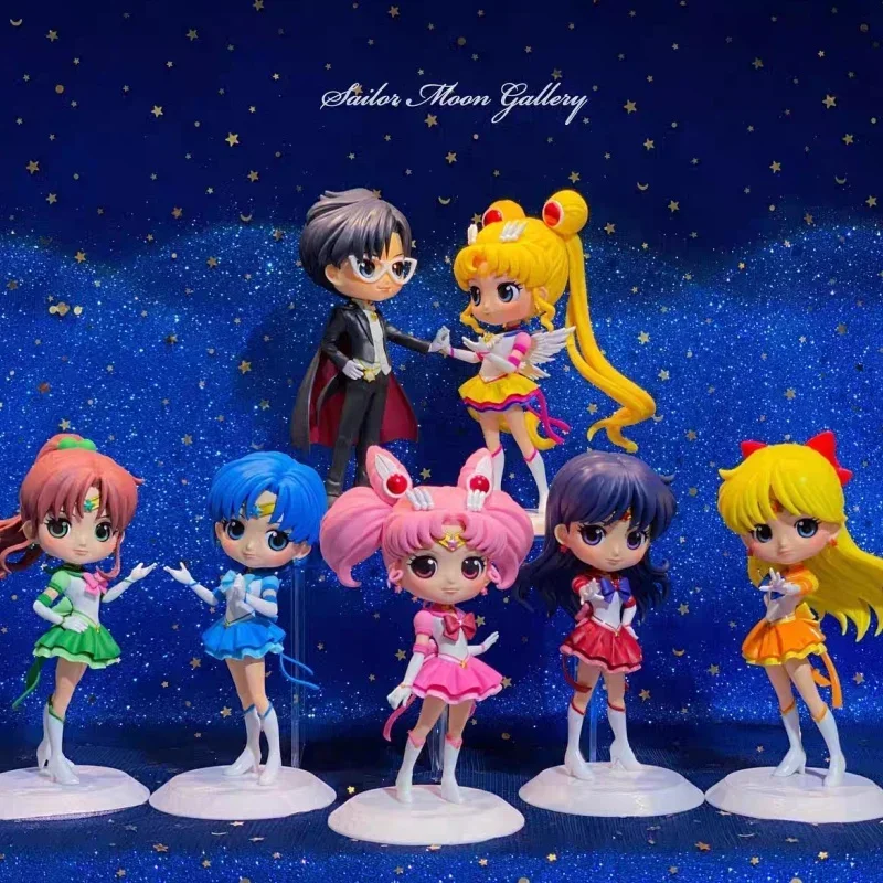 Фигурки Sailor Moon, Sailor Mars, Sailor Venus Qposket Bandai