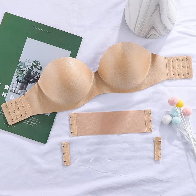 Бюстгальтер женский без косточек с чашкой пуш-ап 1/2 |