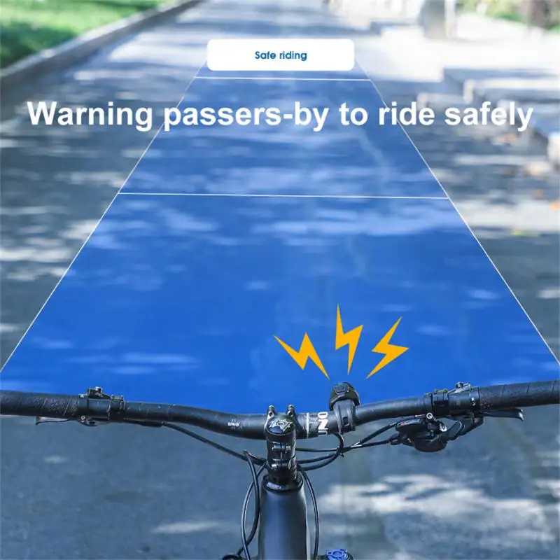 

USB Rechargeable Bicycle Motorcycle Electric Bell Horn 6 Modes Handlebar MTB Road Cycling Anti-theft Alarm Horn Bike Accessories