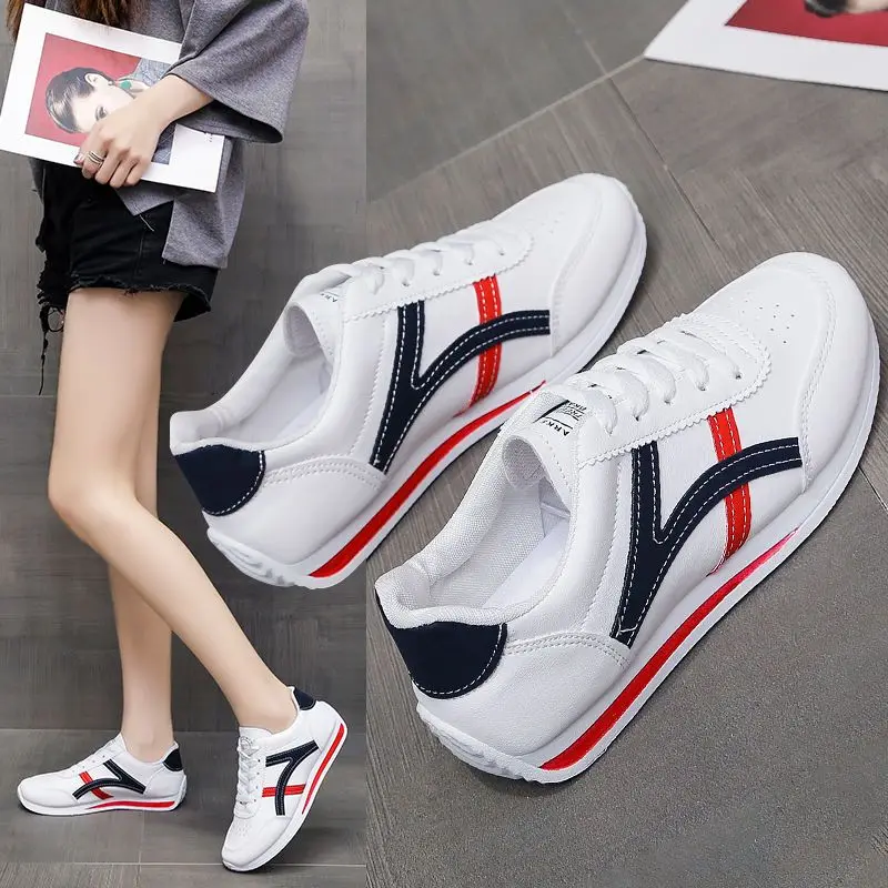 Sports Shoes Women's Shoes New Summer Flat Bottom Casual Hollow Mesh Breathable Student Fashion Little White Shoes Women's Trend