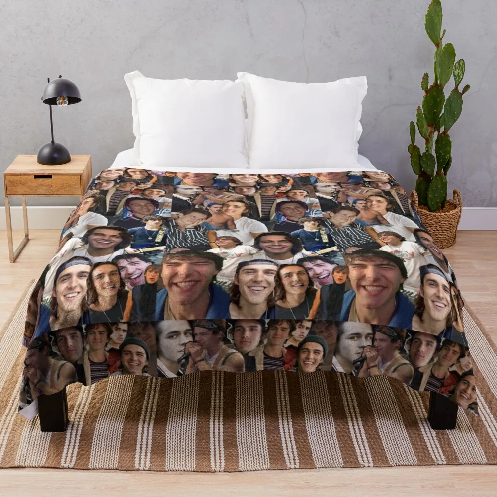 

Charlie Gillespie Photo Collage Throw Blanket designer blankets sofa blanket with tassels luxury thicken blanket blanket fluffy
