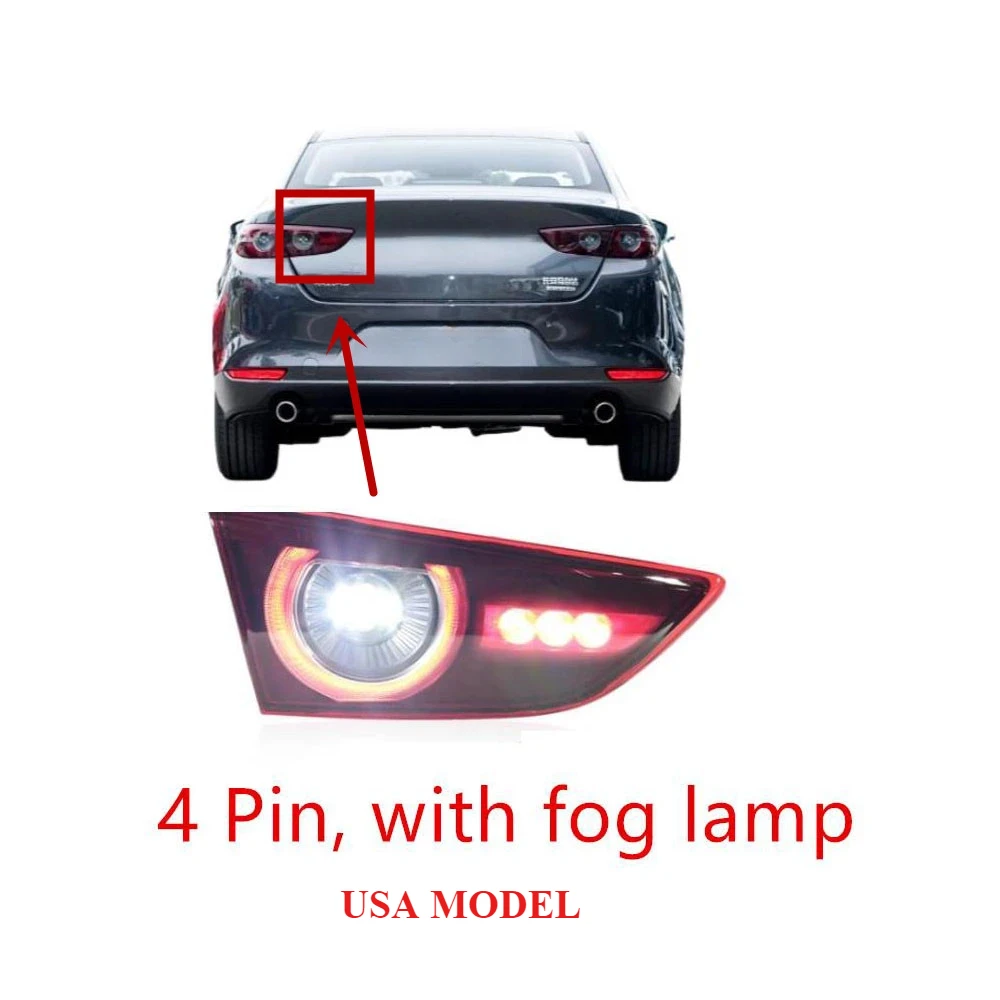 1 шт. 4-контактный противотуманный фонарь левая сторона внутренняя часть