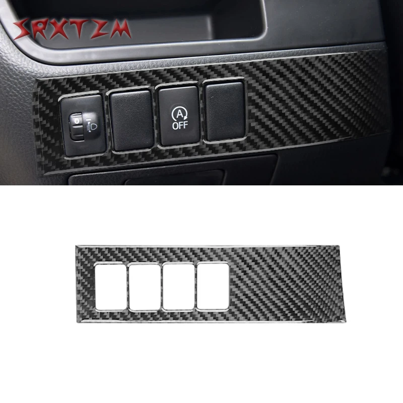 

Carbon Fiber Car Interior Headlight Frame Trim Cover Decorative Car Stickers For Toyota Highlander 2015 2016 2017 2018