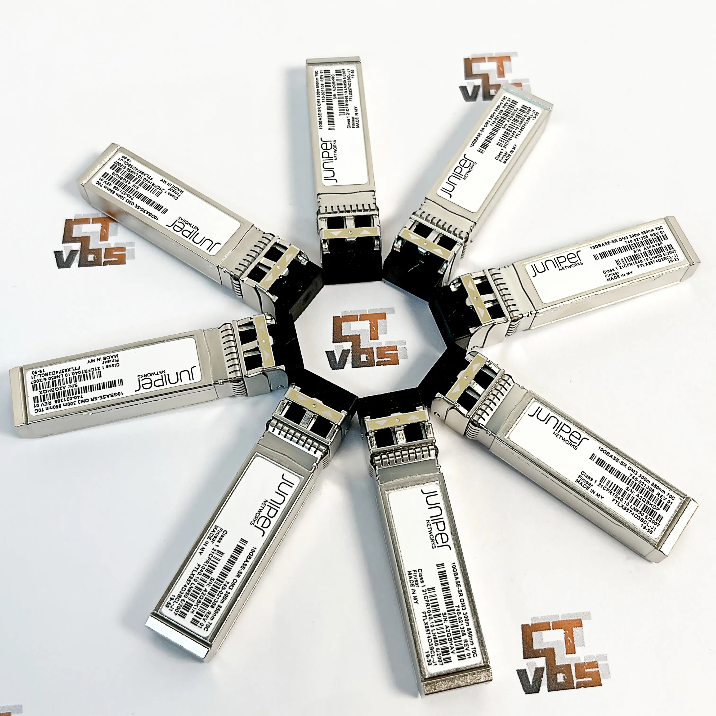 GENUINE JUNIPER NETWORKS 10GBASE-SR OM3 740-021308 Finisar 8574D3BCL 300m 850nm SFP+ Optical Fiber Module70C Free Shipping