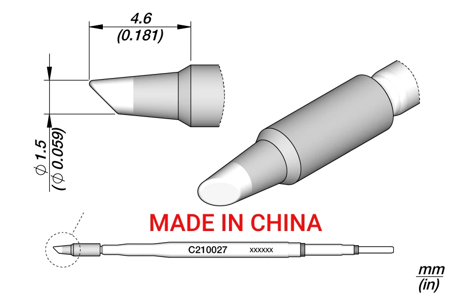 

Сварочные наконечники JBC C210