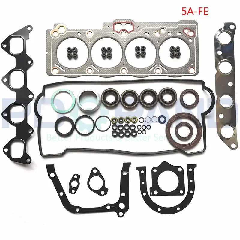 

5AF 5A-F 5A-FE Полный комплект прокладок двигателя для TOYOTA Carina/Corolla/corona/sprinter 1.5L 1498cc 04111-15084/15080