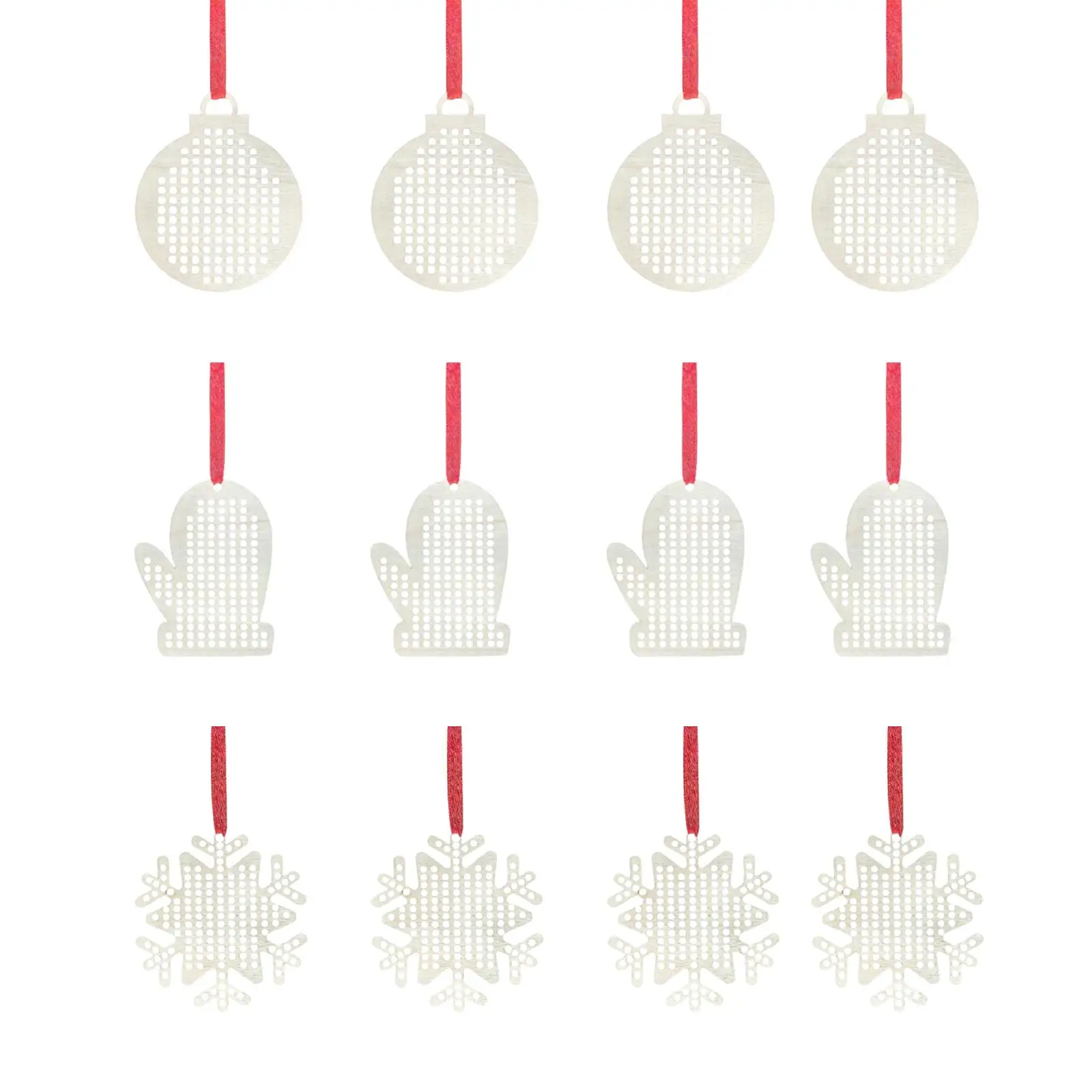 3 шт. деревянные наборы для вышивки крестом детей рождественские педанты сделай