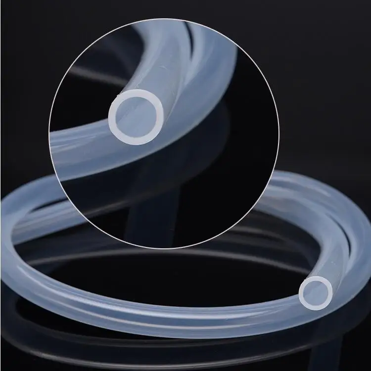 

1M / 5M 10M Food Grade Clear Transparent Silicone Rubber Hose 4 5 6 7 8 9 10 11 12 14 16 mm Out Diameter Flexible Silicone Tube