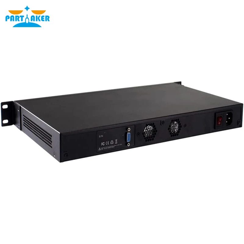 Сетевой экран 1U с креплением в стойку VPN Intel Celeron Quad Core J4125 AES-NI 4 x I225-V 2 5 GbE сетевое