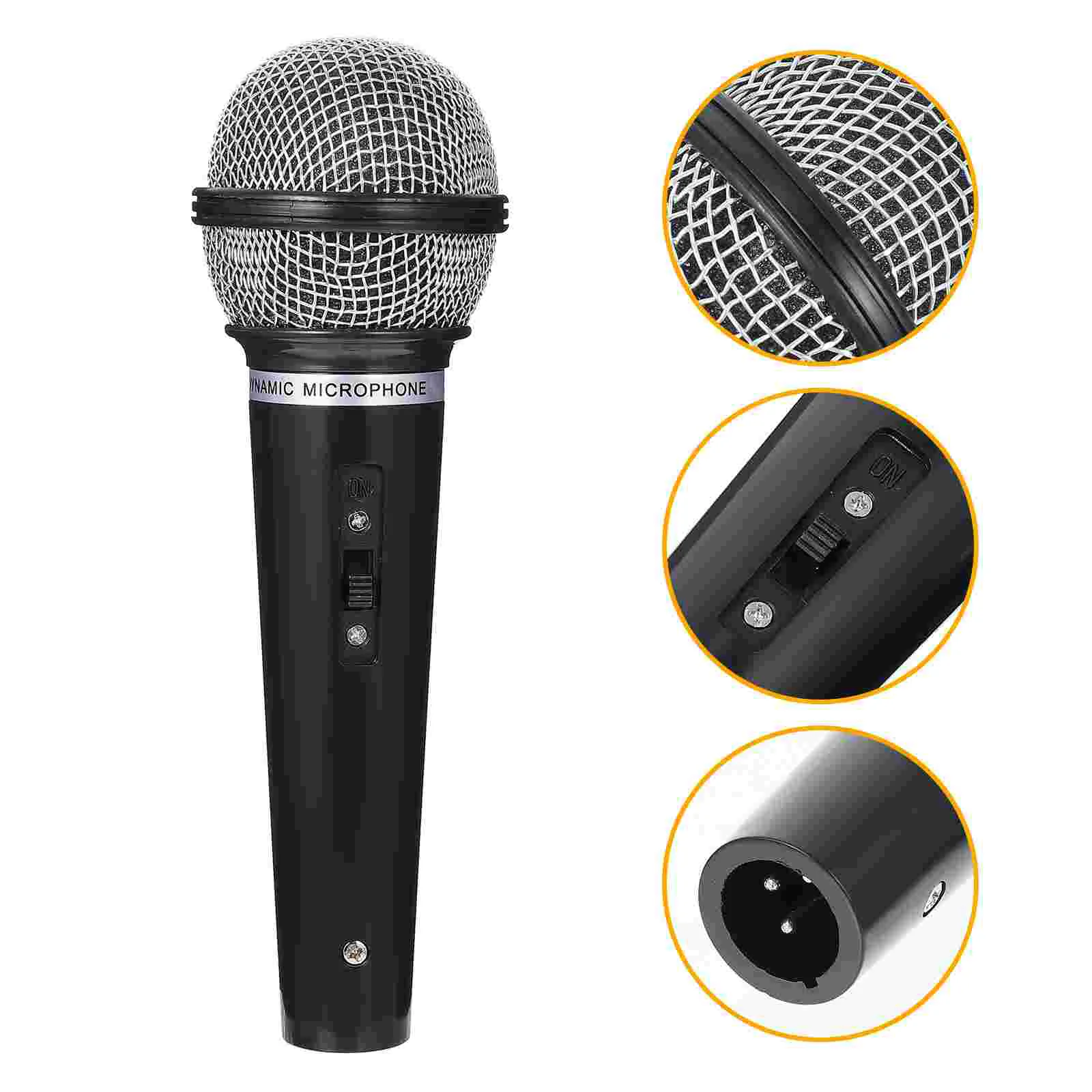 

Microphone Toy Kids Prop Fake Micplastic Pretend Karaoke Costume Play Toys Simulated Microphones Party Toddler Mics Children