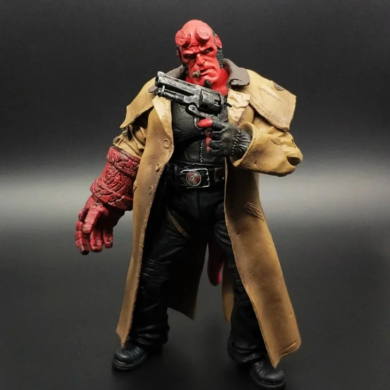 Фото 7-дюймовая фигурка гонщика-призрака в темном стиле, модель игрушки-куклы с персонажем фильма, подходит в качестве детского подарка на день рождения №3