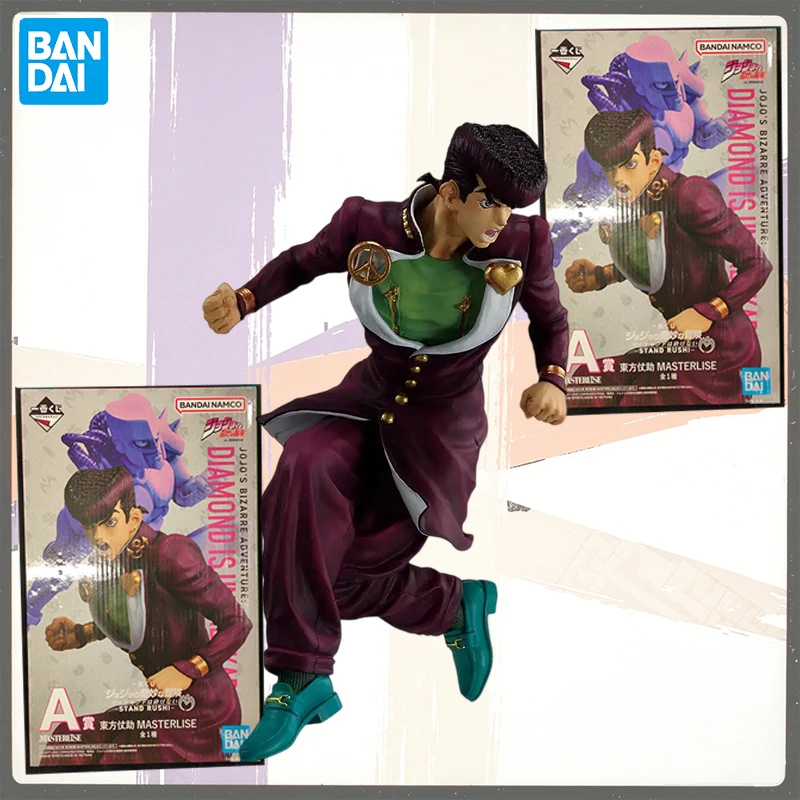 Фото Оригинальная фигурка Bandai Ichiban Kuji JoJo's Bizarre Adventure A-Prize Josuke Higashikata MASTERLISE, аниме-модель, игрушка, в наличии №1