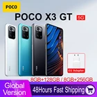 Глобальная версия POCO X3 GT 5G 8 Гб 128 ГБ256 ГБ NFC Dimensity 1100 67 Вт Turbo зарядка 120 Гц частота обновления 64 мп камера Сотовый телефон