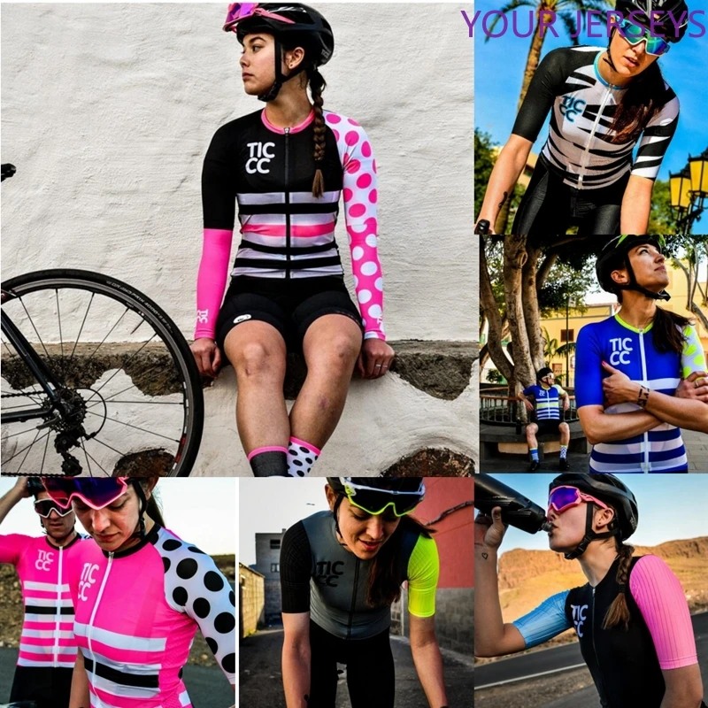 

Женская футболка с коротким рукавом Maglia Ciclismo, летняя профессиональная футболка для езды на велосипеде, розовая футболка для езды на горном ...
