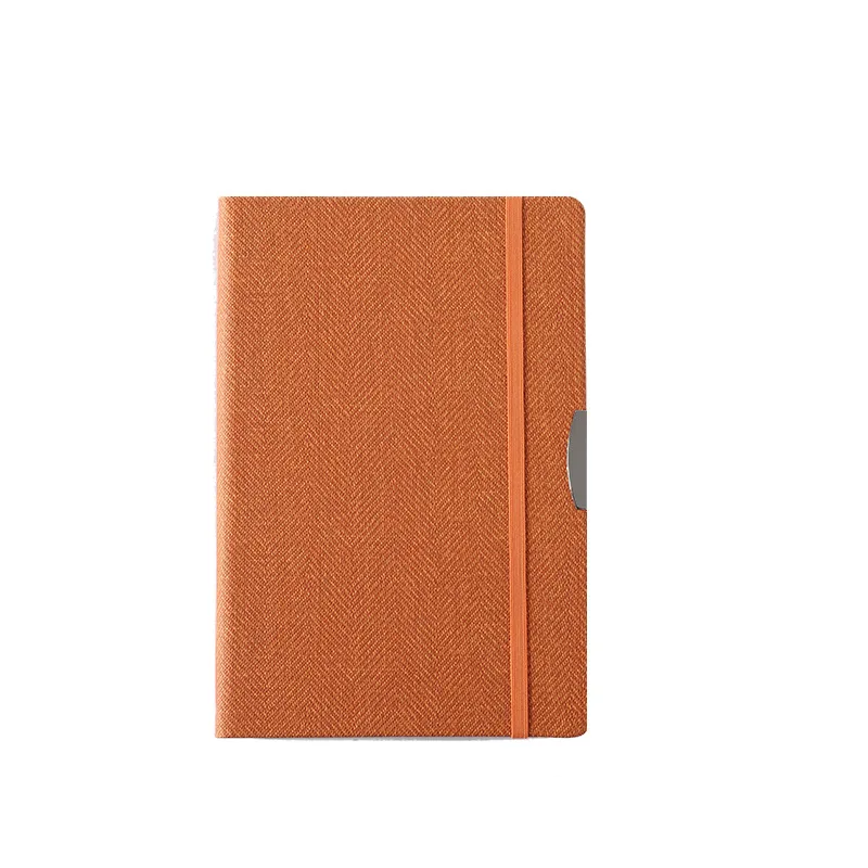 A5 PU Cloth Leather Strap Memo Pad Simple Creative Stationery Meeting Minutes Notebook Multi-color Optional (Can Be Customized)