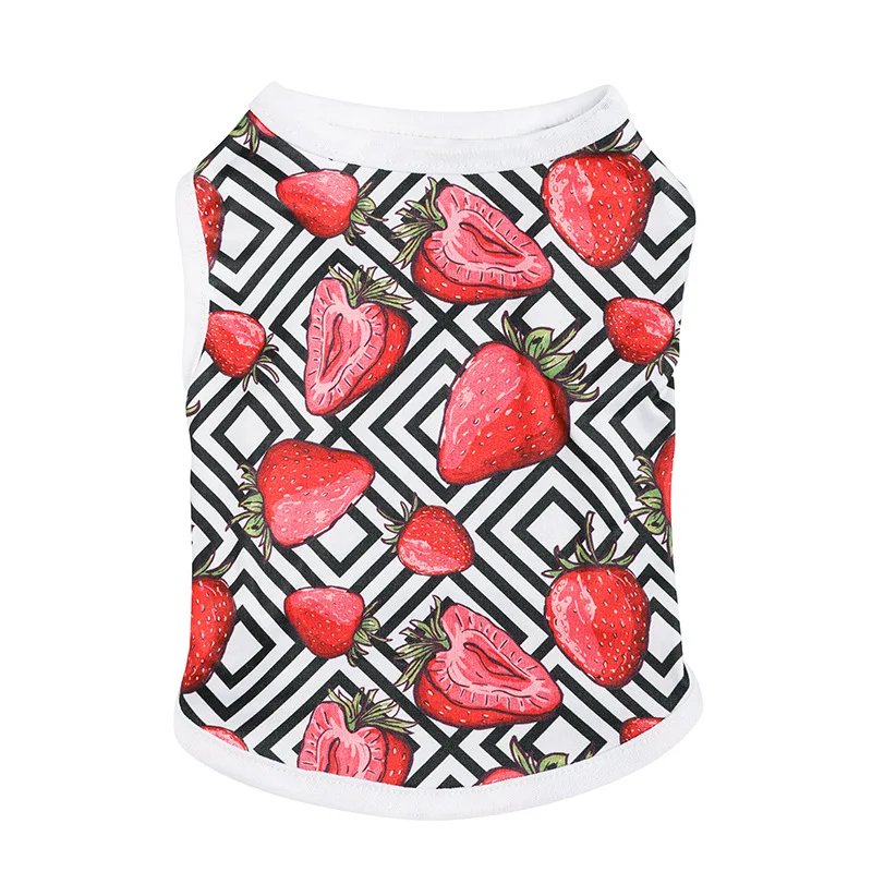 Одежда для домашних животных на весну лето Новинка Повседневная тонкая майка с