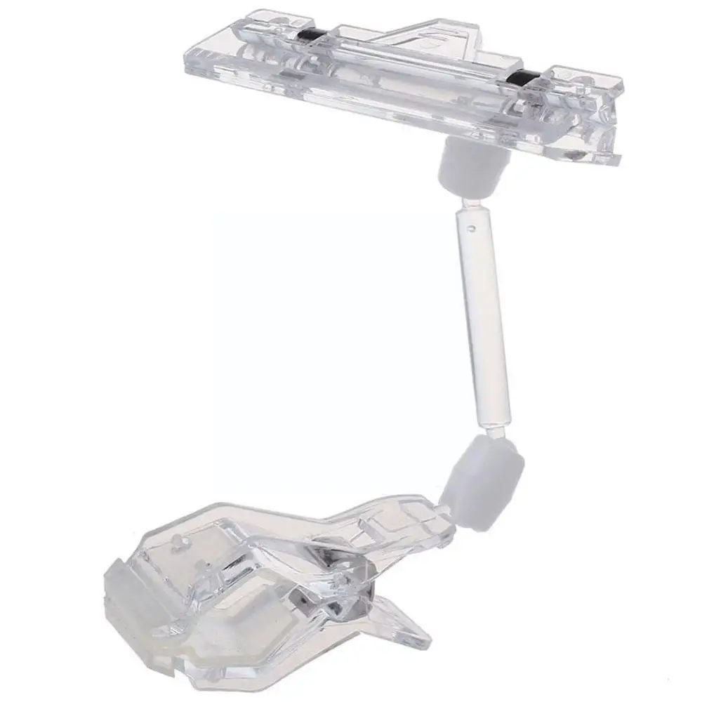 

1pc Transparent Plastic Card Display Stand Double Clips Display Card Adjustable Advertising Sign Folder3.3”4.95” Business H O5x7