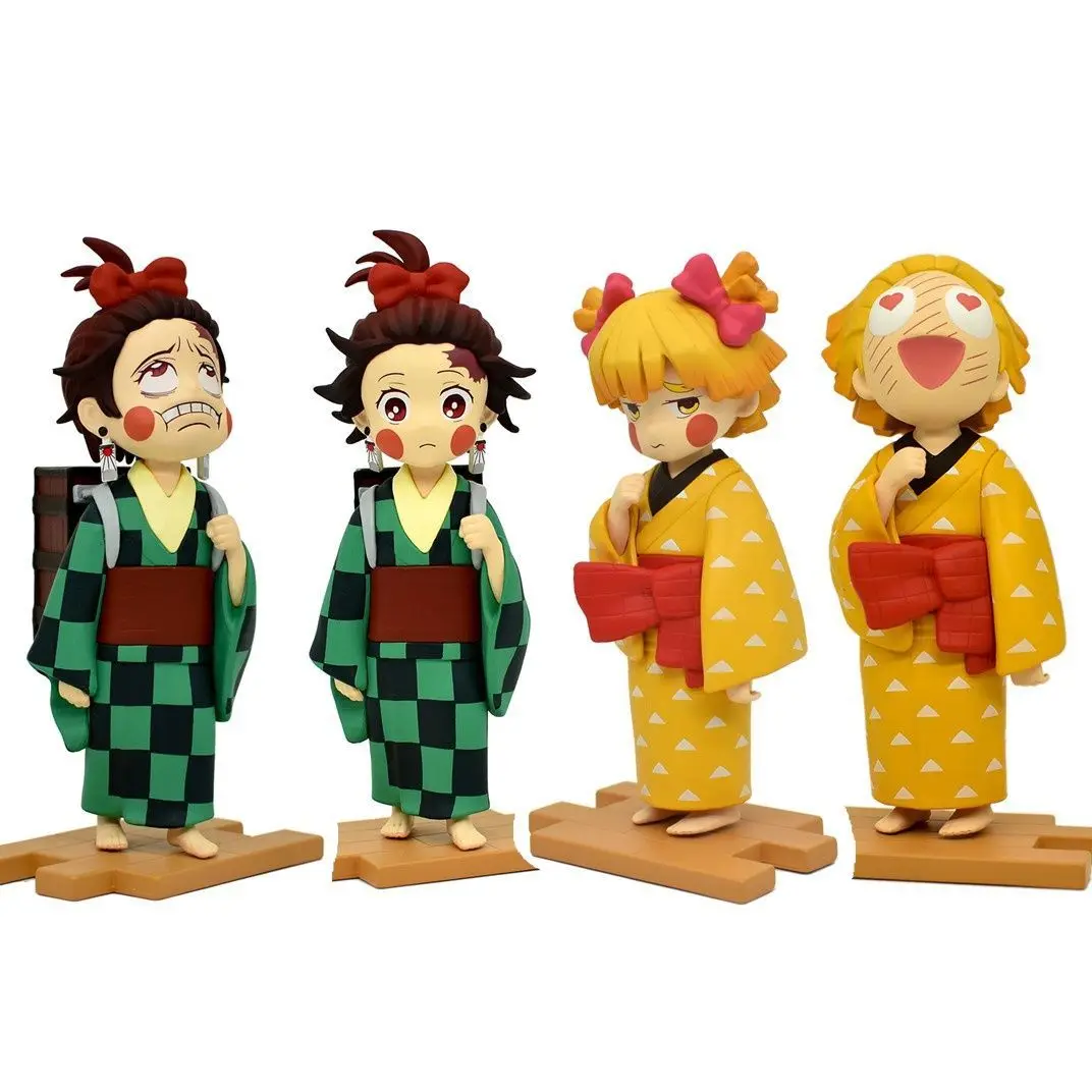 

funny Demon Slayer anime model gift box Agatsuma Zenitsu Kamado Tanjirou