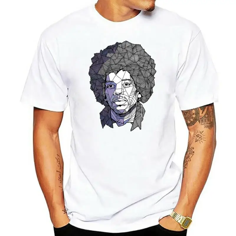 

Newest 2022 Fashion T Shirt Men Rastafari Hendrix T-shirt