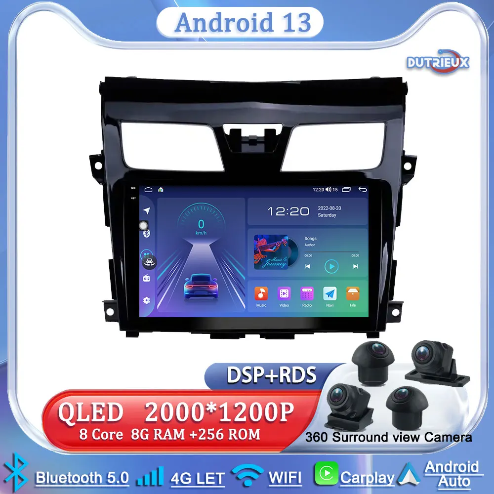 

Головное устройство Android для Nissan TEANA, Nissan Altima 2013-2017, мультимедийный сенсорный экран, стерео, радио, видеоплеер, ТВ, автомобильная навигация