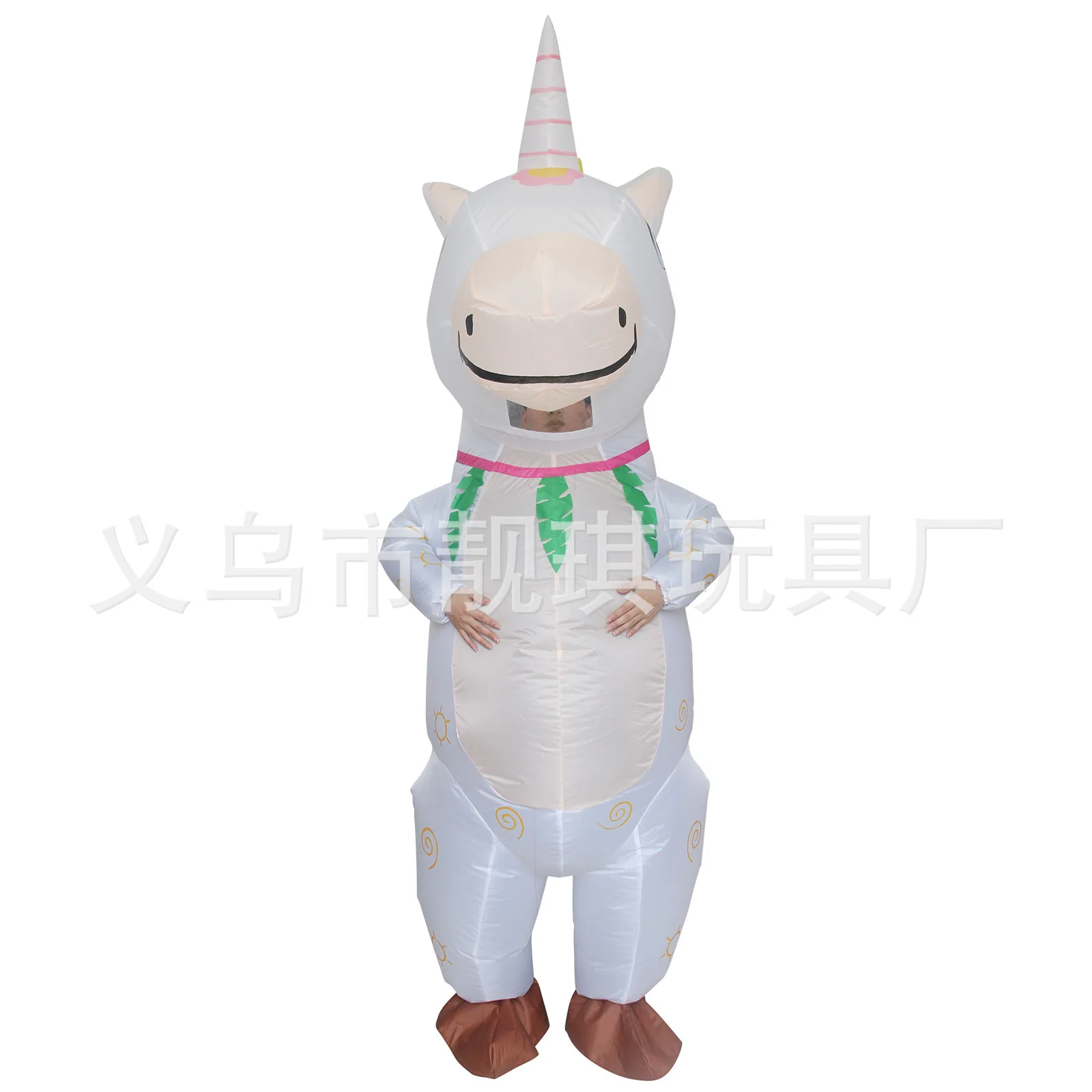

Explosive Halloween Cosplay adult unicorn inflatable costume party funny props dress up suit unicorn dress up suit