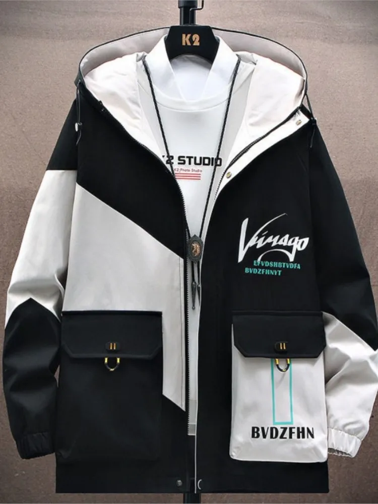 

Sweater Retro Harajuku Winter Workwear Casual Korean Fleece Top Men's and Women's Hooded Sweater Loose and Warm