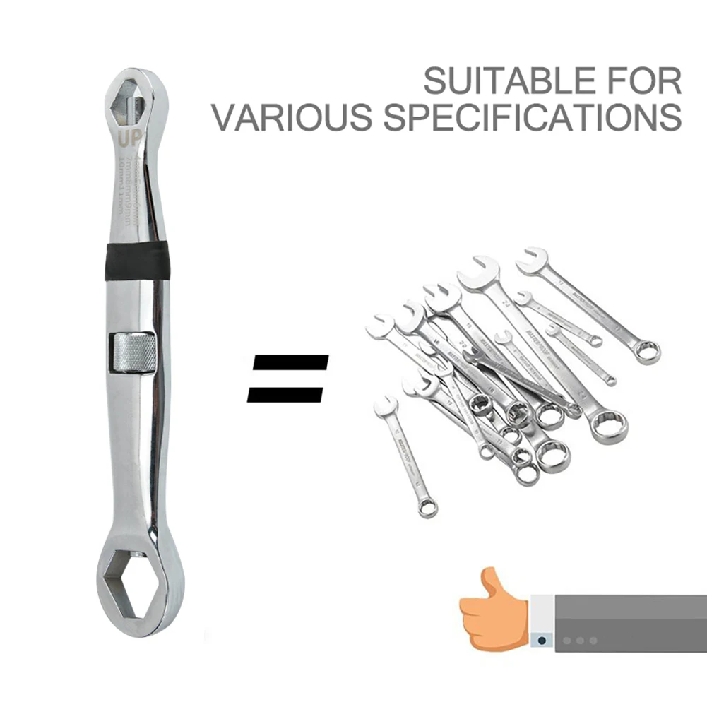 

Universal Wrench 23 In 1 Wrench Set Ratchets Adjustable Spanner 7-19mm Key Flexible Multitools Hand Tool For Car Repair