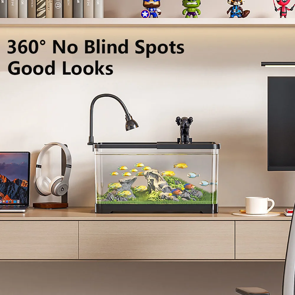 Высококачественный прозрачный аквариум 4K HD ландшафтный бокс для аквариума
