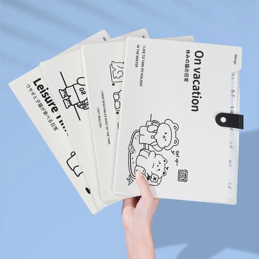 Простая Водонепроницаемая папка для файлов A4 утолщенная вместительная хранения