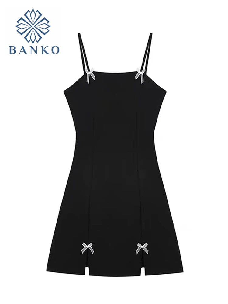 

2022 New Summer Women Sexy Tide Fashion Halter Dress Evening Solid Party Club Gothic A-line Mini Skirt Design Ins Street Clothes