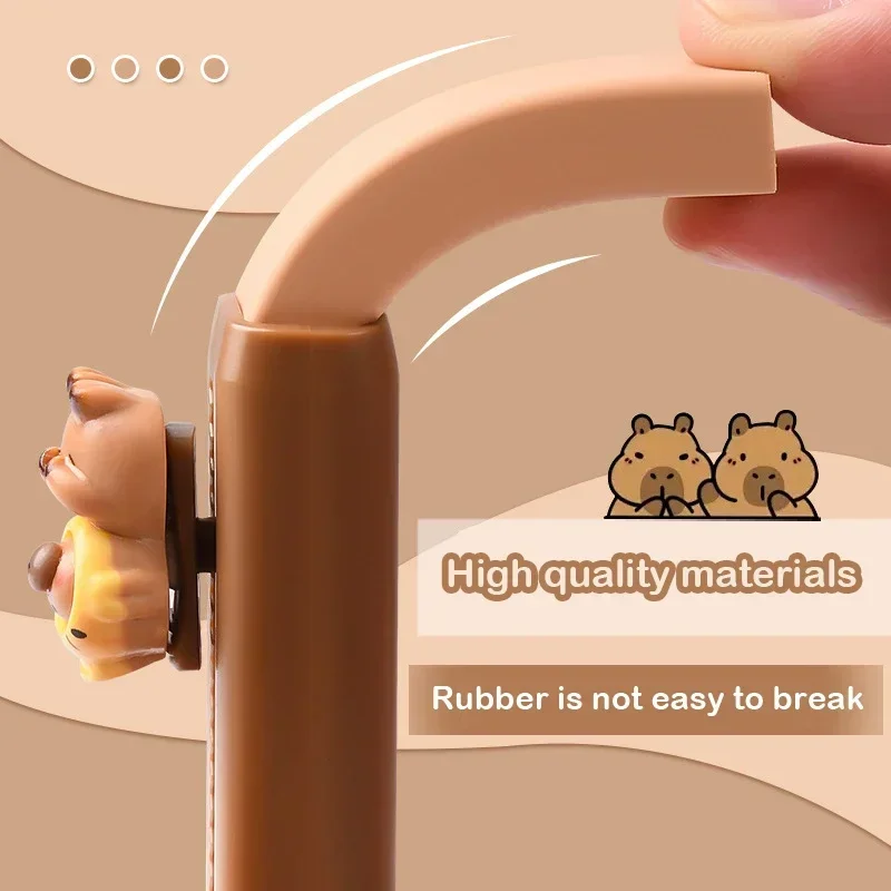 Новый ластик Kapibala Push Pull Capybara милый мягкий 4B беспорядок бесплатный эскиз