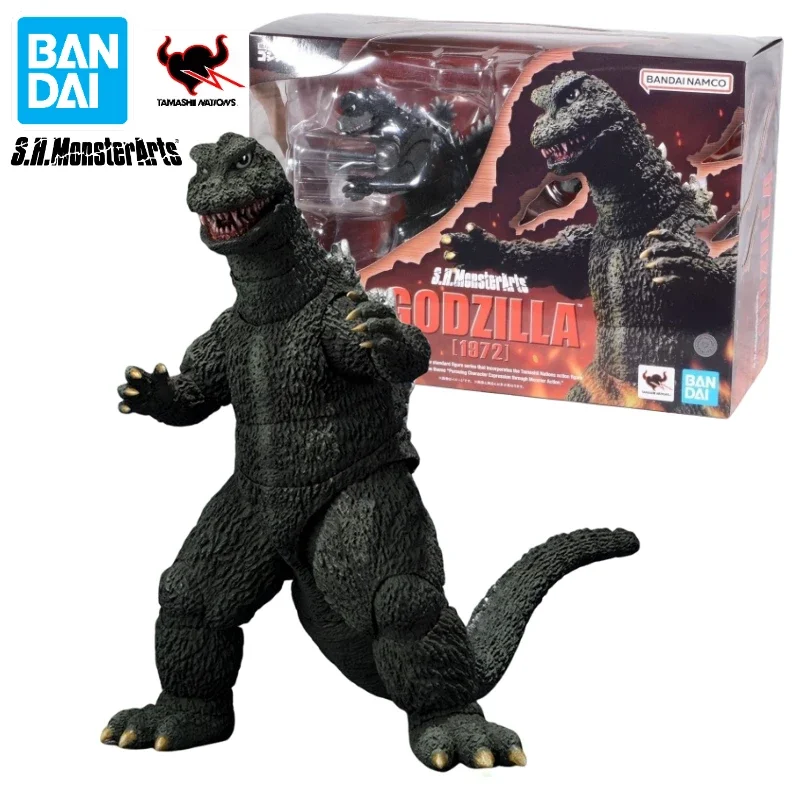 В наличии Bandai S.H.MonsterArts SHM Godzilla 1972 анимационная фигурка Vs Gigan игрушка подарок