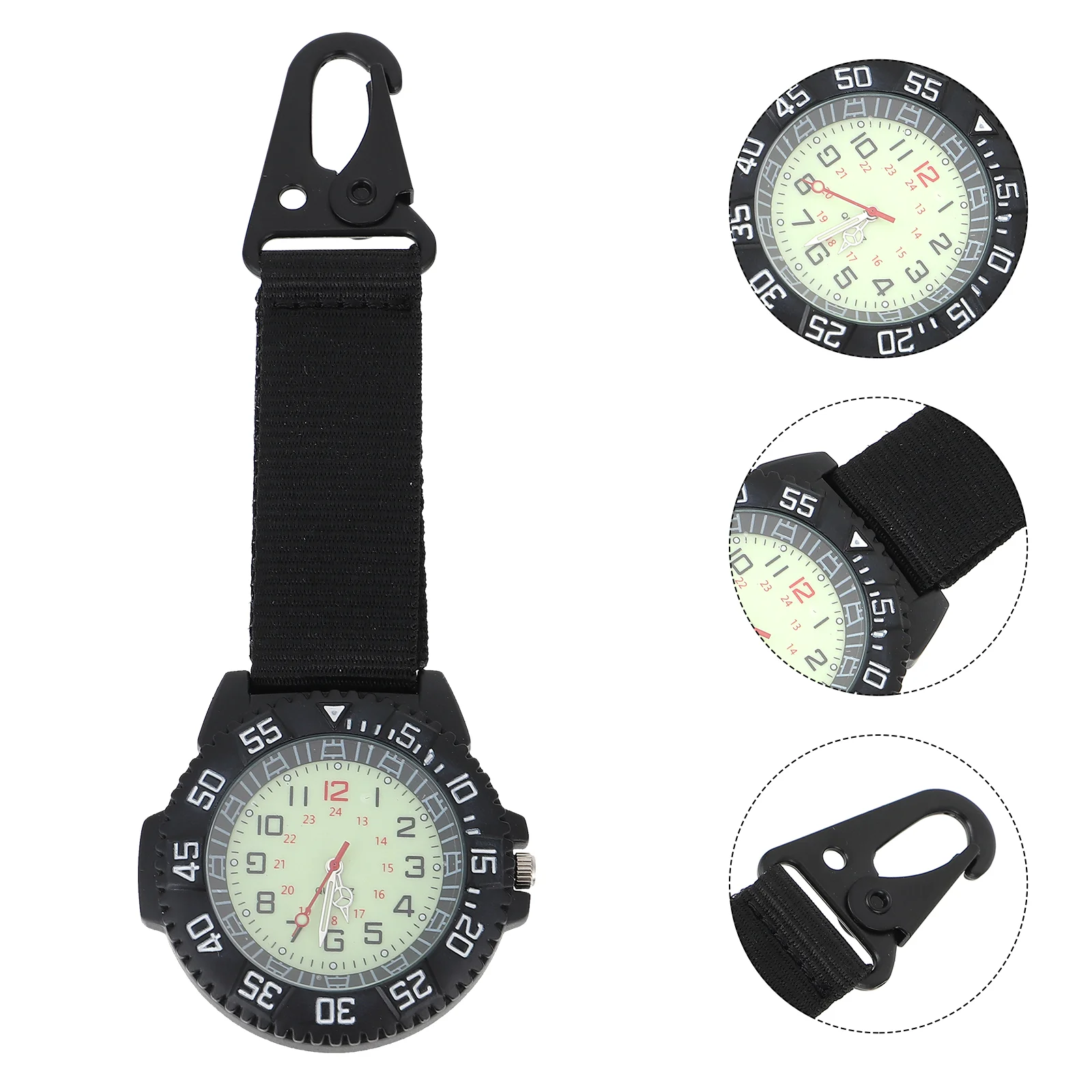 Спортивные карманные часы для упражнений женщин рюкзак клипса альпинизм