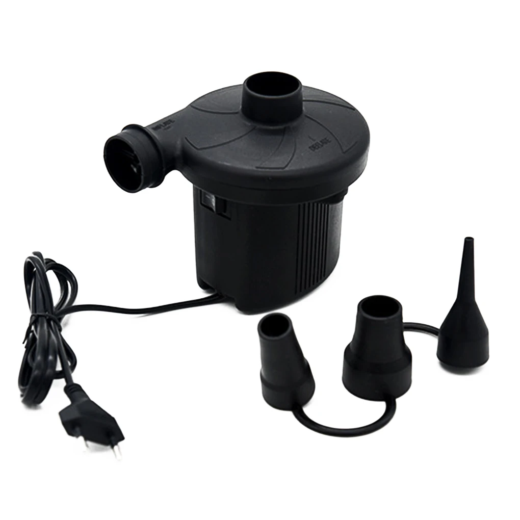 

220V Electric Air Pump Inflator Vacuum Storage Compression Bag Deflator 3 Different Sucker Mouth EU Plug