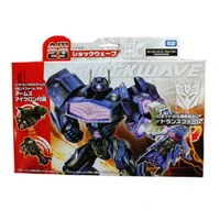 takara tomy genuine actuals new style transformers deluxe am29 shockwave action figure model collectible model kids toy gift