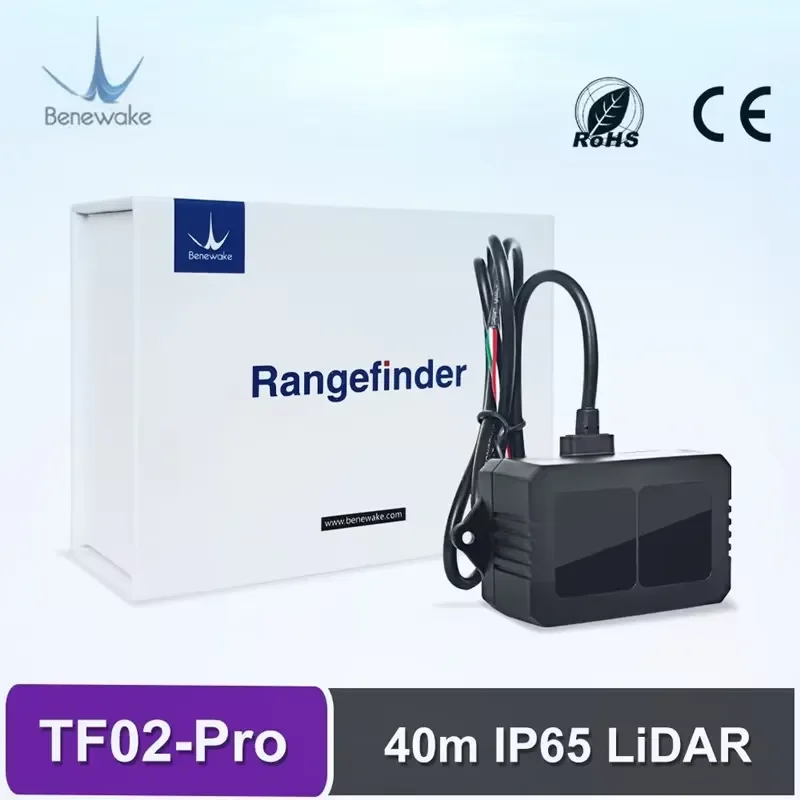 Фото Датчик расстояния Benewake TF02 Pro среднего диапазона, частота обновления 1000 Гц, дальность действия 40 м, модуль для использования внутри и вне помещений №1