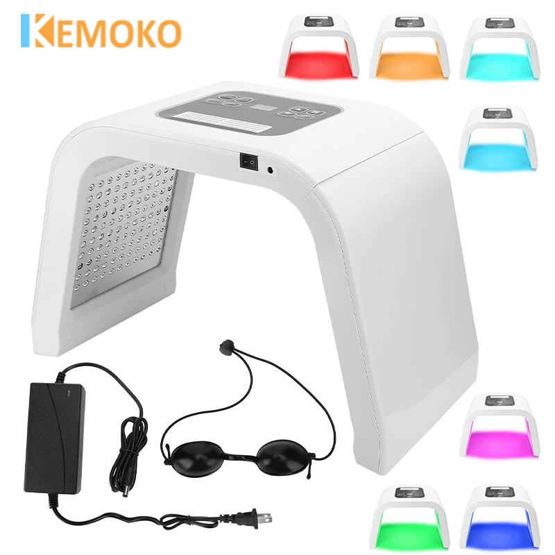 7-цветная фототерапия PDT светодиодная маска для лица косметическое устройство