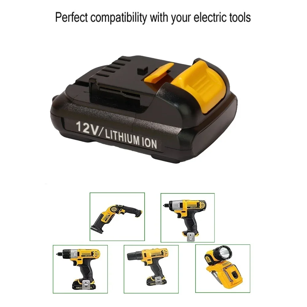 Литий-ионная батарея для DeWalt DCB120 DCB123 DCB122 DCB124 DCB121 3 0-в 12 В