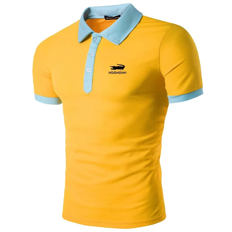 

Summer Men's Casual Short Sleeve Polo Shirt Fashion Printed Casual Shirt