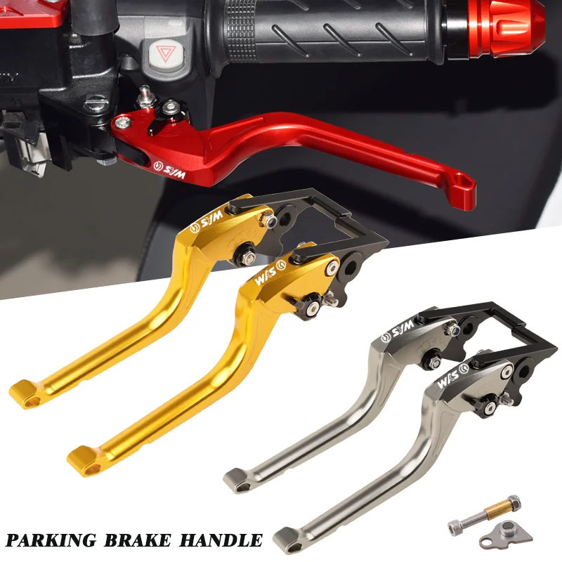 

Motorcycle Accessories Modified Labor-saving Adjustable Parking Brake Handle Lever For SYM CRUISYM JOYMAX Z+ GTS 125 250 300