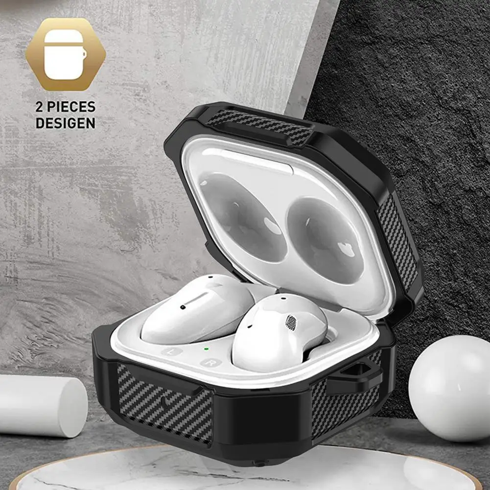 

Headphone Case Anti-falling Washable TPU Soft Earphone Box for Samsung Galaxy Buds Live Pro