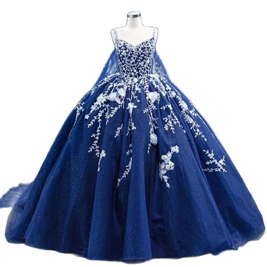 

Женское вечернее платье, бальное платье цвета слоновой кости, с кружевом, 16 платьев, 15 лет, Q22288