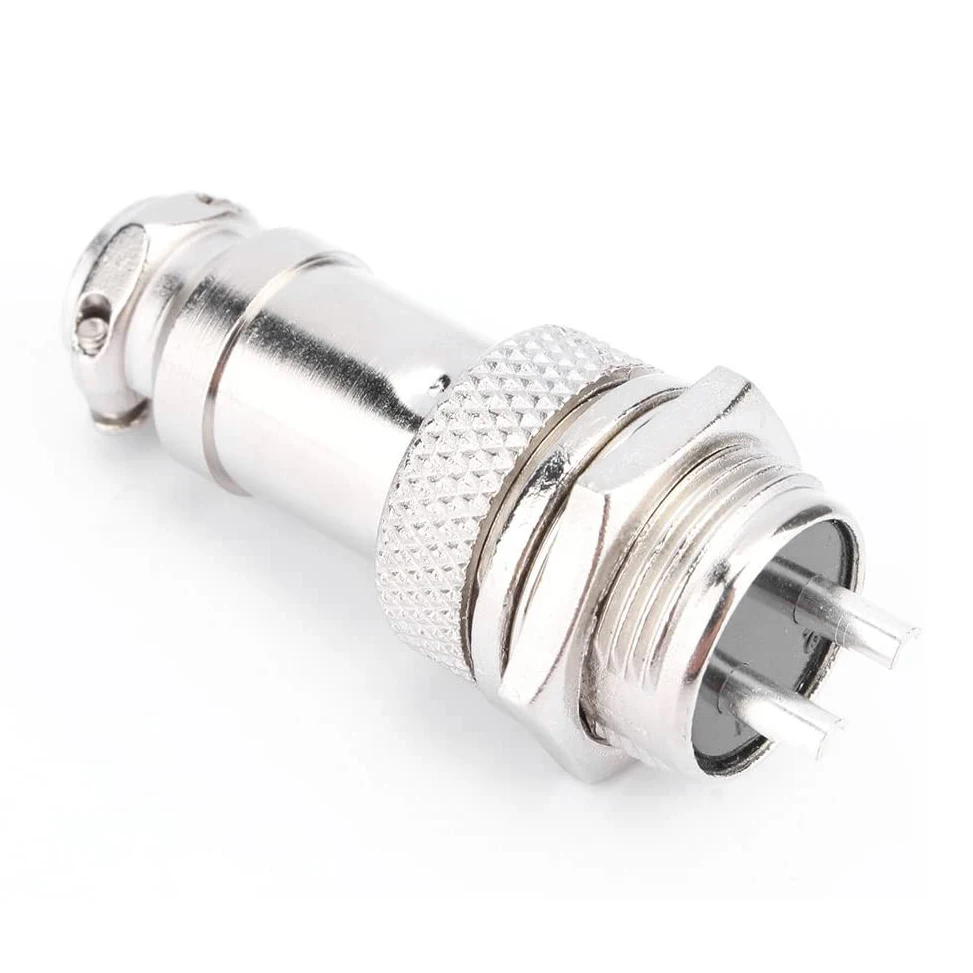 GX16 Авиационный разъем 2-контактный 400 В винтовой папа и мама стыкового кабеля