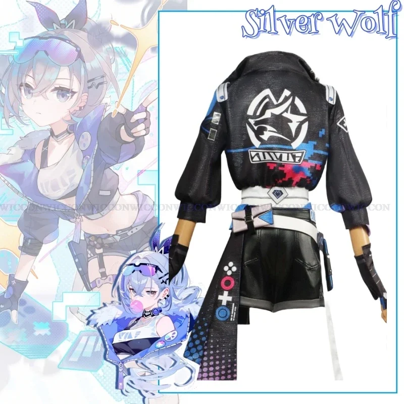 Серебряный волк игра Honkai: Star Rail Косплей Костюм Одежда парик обувь униформа для