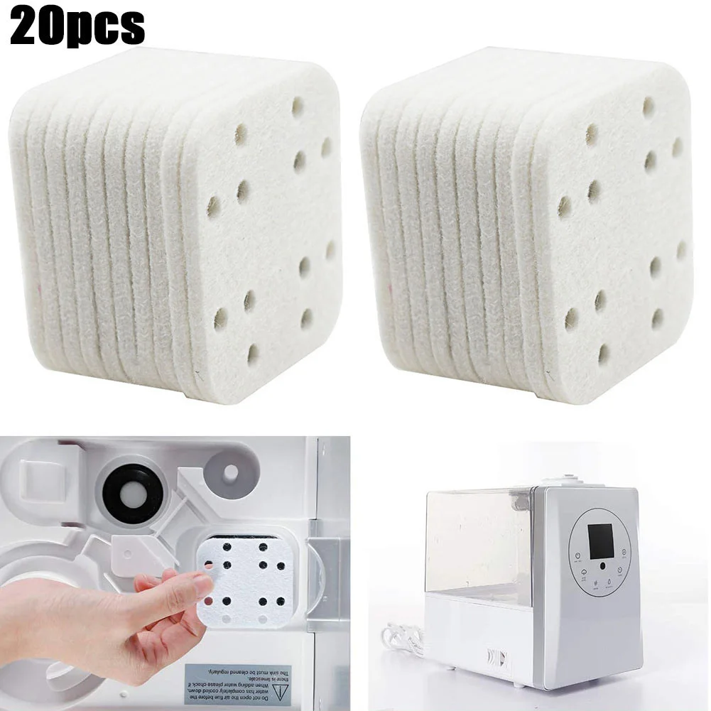 

20 PCS Absorption Pads Per Packaged Box For Levoit LV600HH Humidifier Mineral Absorption Pad 20 Pack Descaling Pad