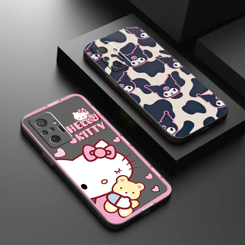 

Cartoon Hello Kitty TAKARA TOMY Phone Case For Xiaomi Redmi 7 8 7A 8A 9 9i 9AT 9T 9A 9C Note 7 8 2021 8T 8 Pro Carcasa