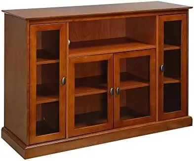 

Highboy 60 inch TV Stand with Storage Cabinets and Shelves, Espresso