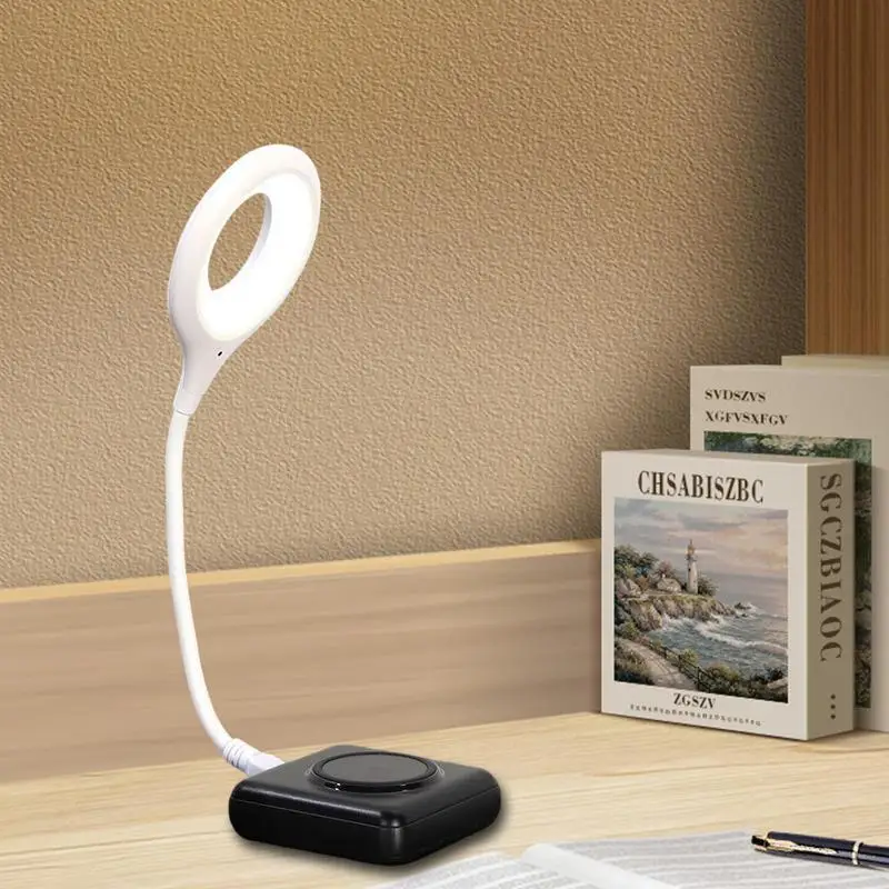

Настольная лампа с голосовым управлением, умная USB лампа с регулируемой яркостью, ночсветильник для спальни, Гибкая Настольная лампа с гуси...