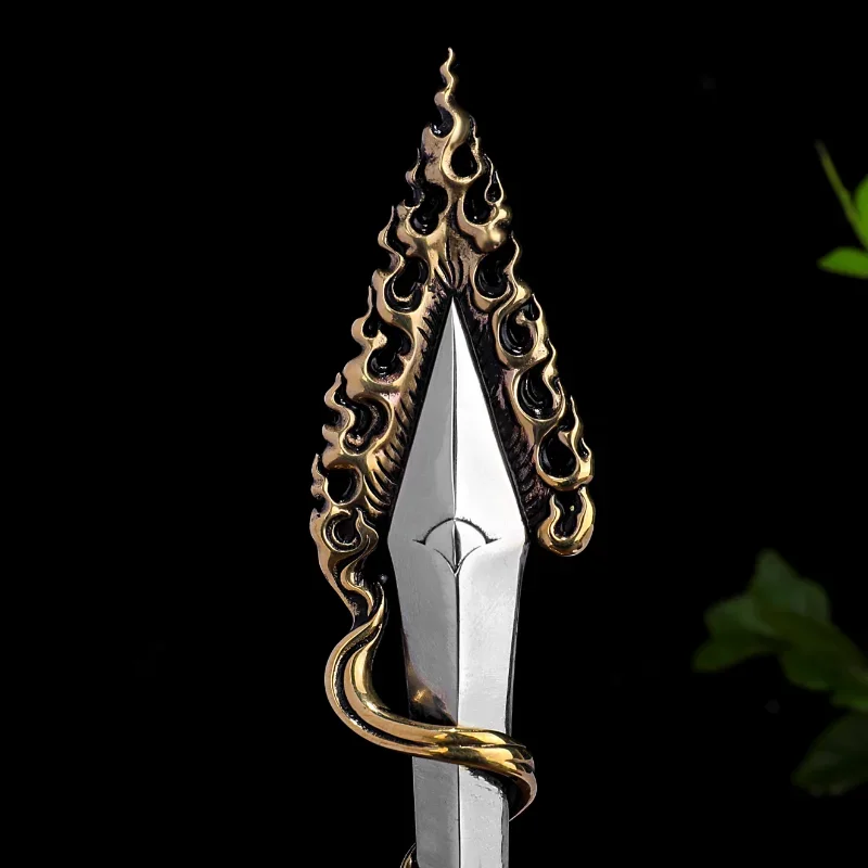 Латунный меч манджури мудрости украшение тибетский домашний поклонение