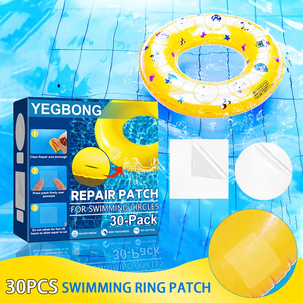 

New Self-Adhesive Pool Repair Patch Waterproof Pool Liner PVC Repairing Patches Stickers For Inflatable Products Boat Raft